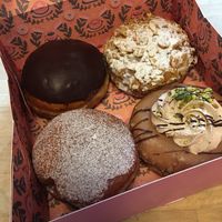 Donut Auswahl  at Brammibal's Donuts - Friedrichshain in Berlin