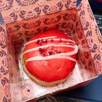 rasperry donut - limited weekend offer   at Brammibal's Donuts - Friedrichshain in Berlin