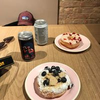 The blueberry lemon cheesecake donut was really good!  at Brammibal's Donuts - Friedrichshain in Berlin