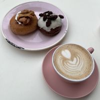 „Cookies and Cream“ Donut + „Franzbrötchen“ Donut  at Brammibal's Donuts - Friedrichshain in Berlin