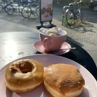 Salted caramel and pumpkin spice and PSL  at Brammibal's Donuts - Friedrichshain in Berlin
