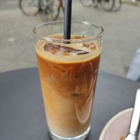 Iced latte at Brammibal's Donuts - Friedrichshain in Berlin