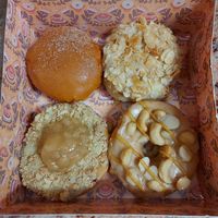 Pumpkin Spice, Bienenstich, Apple Pie, Salty Peanut Macadamia at Brammibal's Donuts - Friedrichshain in Berlin