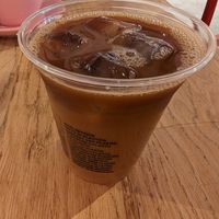 Cold brew with oat milk at Brammibal's Donuts - Friedrichshain in Berlin