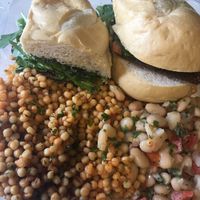 “Steak” sandwich at Sosta Cafe in Raleigh