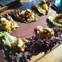 Lettuce wraps with Beyond meat at Africa Coffee & Tea in Hong Kong Island