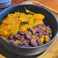 This was surprisingly a side dish of vegetables.  I'd be happy having this as a main. at Africa Coffee & Tea in Hong Kong Island