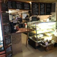 Ordering counter at The Underground Bakery in Dennis