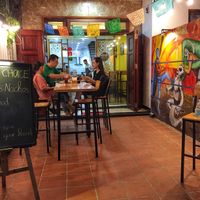 Outdoor seating  at Mexican Choice  in Da Nang