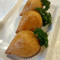 甘笋咸水角 at Deluxe Veggie 尚齋 in Hong Kong Island