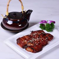 Vegan Charsiu! Finally you can get that fix for Ethical vegans that miss this classic! at Deluxe Veggie 尚齋 in Hong Kong Island