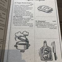 Speisekarte at Maison Viet in Leipzig
