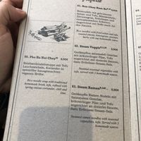 Speisekarte at Maison Viet in Leipzig