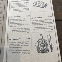 Speisekarte at Maison Viet in Leipzig