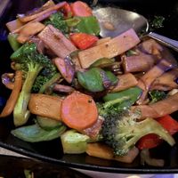 Styr fried vegetables   at Chloe's Chinese Restaurant in Paphos