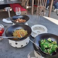 Tofu, Noodles and Broccoli at Chloe's Chinese Restaurant in Paphos