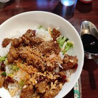 Soy protein with lime soy sauce at V-Nam Cafe in New York City