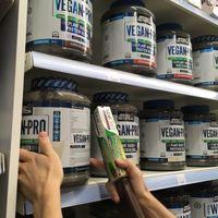 Vegan protein at Holland & Barrett in Paphos
