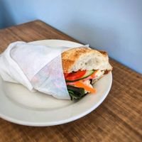 Vegan sandwiches every weekend. at McGuire Chocolate Company in St Andrews