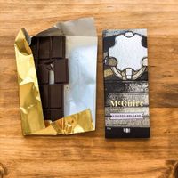 Vegan chocolate available. at McGuire Chocolate Company in St Andrews