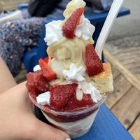 Strawberry shortcake at Iconoglace in Montreal
