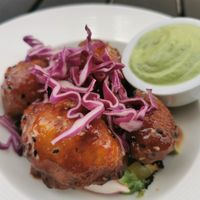 Cauliflower wings at Kozy Eats  in Riga