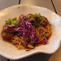 Wok with soy filets at Kozy Eats  in Riga