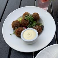 Mushroom croquettes  at Kozy Eats  in Riga