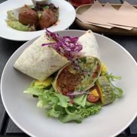 BBQ jackfruit wrap  at Kozy Eats  in Riga