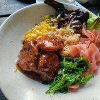 Asian bowl at Kozy Eats  in Riga