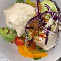 BBQ Jackfruit Wrap at Kozy Eats  in Riga