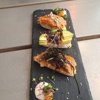 Trio bruschetta at Kozy Eats  in Riga