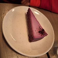 Purple Viola caka at Kozy Eats  in Riga
