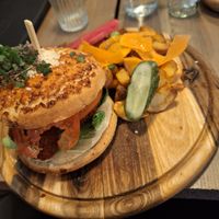 Ceaser burger at Kozy Eats  in Riga