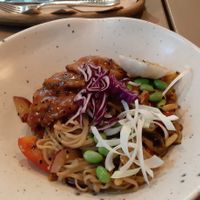 Lovely soy pieces! at Kozy Eats  in Riga