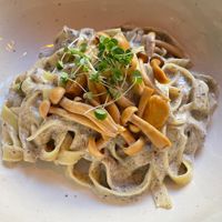 Mushroom pasta  at Kozy Eats  in Riga