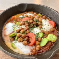 Breakfast in a pan  at Kozy Eats  in Riga