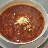 Soup of the day: Borsch at Kozy Eats  in Riga