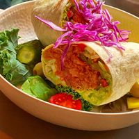 Wrap jackfruit bbq   at Kozy Eats  in Riga