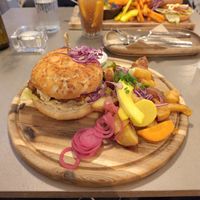 BBQ Hamburger at Kozy Eats  in Riga