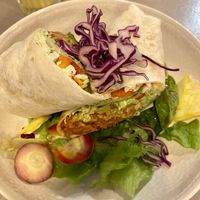 Pulled BBQ Jackfruit Wrap  at Kozy Eats  in Riga