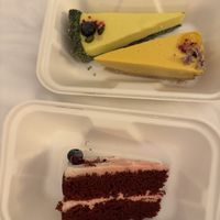 Among the best vegan cakes I have ever had   at Kozy Eats  in Riga