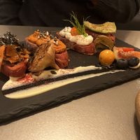 bruschetta selection  at Kozy Eats  in Riga