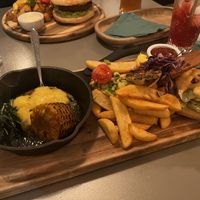 beyond meat burger  at Kozy Eats  in Riga