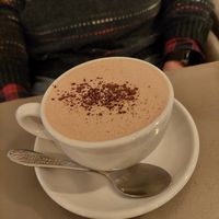Belgian hot chocolate at Kozy Eats  in Riga