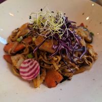 Wok crispy tofu at Kozy Eats  in Riga