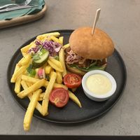 BBQ burger  at Kozy Eats  in Riga