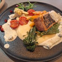 Tofu Salmon at Kozy Eats  in Riga