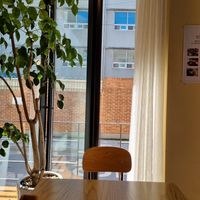 Took a window seat. It's across a school! at Bab Full Ggot 밥풀꽃 in Seoul