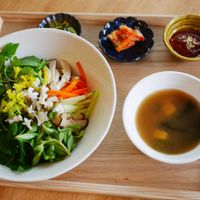 Full ggot Bibimbab (Flower weed bibimbab) at Bab Full Ggot 밥풀꽃 in Seoul